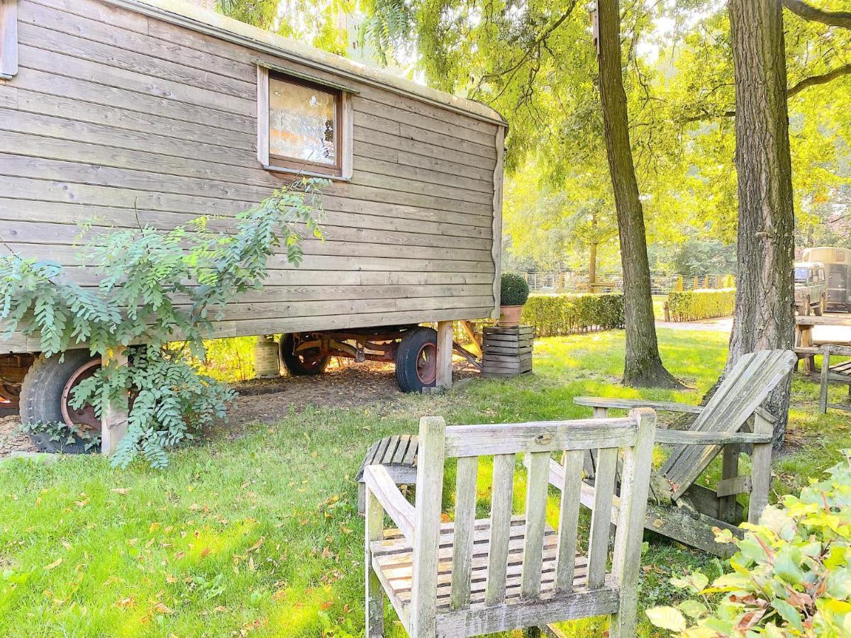Pipowagen Het Oventje Villa Zeeland Exteriör bild