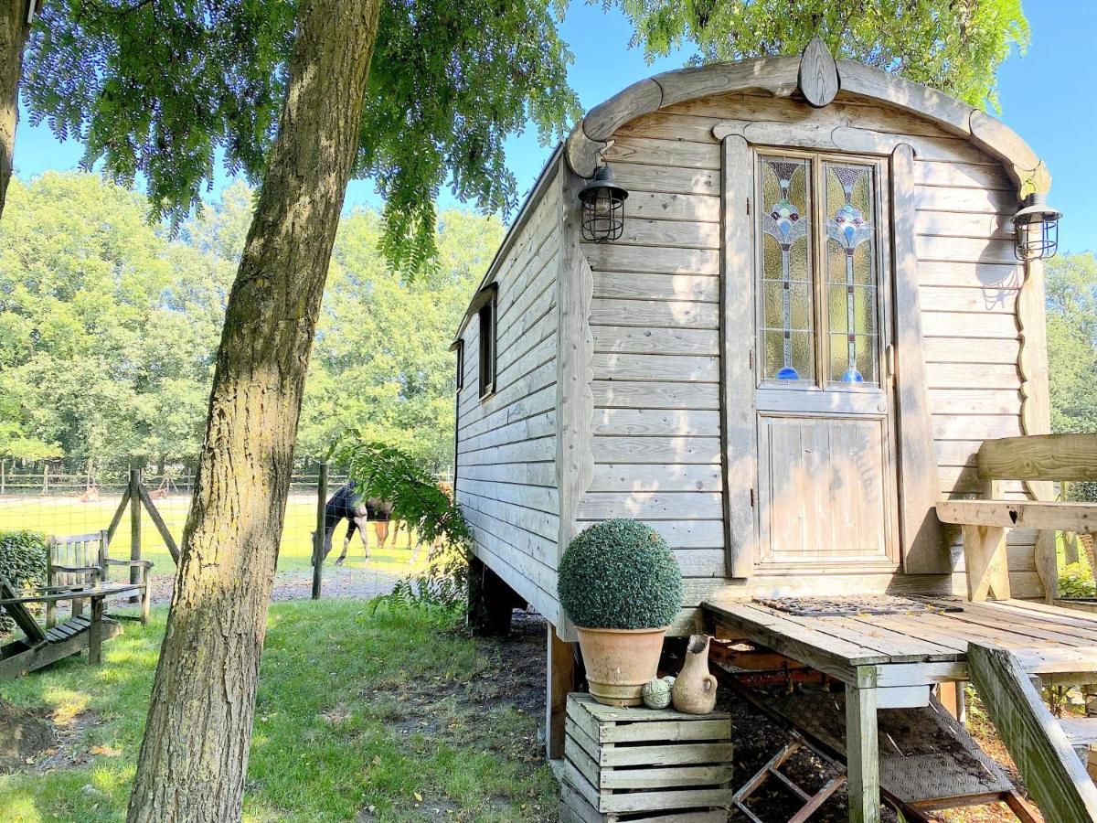 Pipowagen Het Oventje Villa Zeeland Exteriör bild