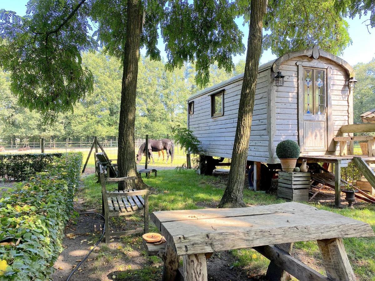 Pipowagen Het Oventje Villa Zeeland Exteriör bild